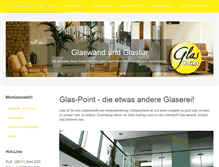 Tablet Screenshot of glaspoint.com